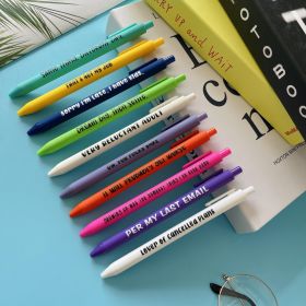 Press Plastic Ballpoint Pen Set