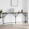 Console Table Brown Oak 70.9"x9.1"x29.5" Engineered Wood