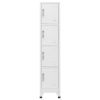 Locker Cabinet with 4 Compartments 15"x17.7"x70.9"