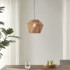 Natural Woven Rope Pendant