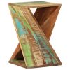 Side Table 13.8"x13.8"x21.7" Solid Wood Reclaimed