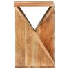 Side Table 13.8"x13.8"x21.7" Solid Wood Acacia