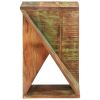 Side Table 13.8"x13.8"x21.7" Solid Wood Reclaimed
