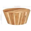 Coffee Table Ø25.6"x12.2" Solid Acacia Wood