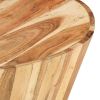 Coffee Table Ø25.6"x12.2" Solid Acacia Wood