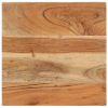 Side Table 13.8"x13.8"x21.7" Solid Wood Acacia