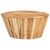 Coffee Table Ø25.6"x12.2" Solid Acacia Wood