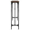 Console Table Brown Oak 70.9"x9.1"x29.5" Engineered Wood