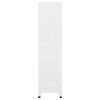 Locker Cabinet White 35.4"x17.7"x70.9" Steel