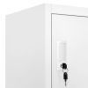 Locker Cabinet Light Gray 35.4"x15.7"x70.9" Steel