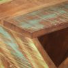 Side Table 13.8"x13.8"x21.7" Solid Wood Reclaimed