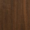 Console Table Brown Oak 70.9"x9.1"x29.5" Engineered Wood