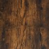 Console Table Smoked Oak 29.5"x12"x29.5" Engineered Wood