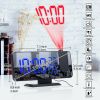 7.5In Mirror LED Digital Alarm Clock W/ Dual Alarms 4 Dimmer 12/24 Hour