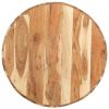 Coffee Table Ø25.6"x12.2" Solid Acacia Wood