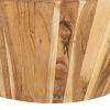 Coffee Table Ø25.6"x12.2" Solid Acacia Wood