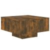 Coffee Table Smoked Oak 23.6"x23.6"x12.4" Engineered Wood