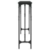 Console Table Black 70.9"x9.1"x29.5" Engineered Wood