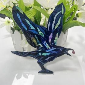 Mountain Range Glass Mosaic DIY Kit (Option: Crow-20x10cm)