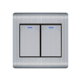 Concealed Home Socket Panel (Option: Two open multi control)