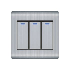 Concealed Home Socket Panel (Option: Three open dual control)