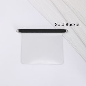 Short Wallet Transformation Transparent Inner Accessories (Option: Transparent liner-Gold Buckle)