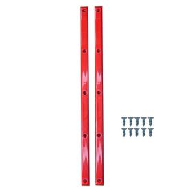 Skateboard Bumper Strip Edge Protection (Color: Red)