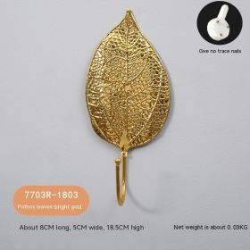 Creative Entryway Key Hook Behind Door (Option: Green laurel leaves bright g)