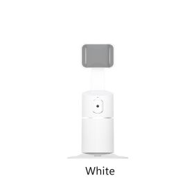 Automatic Face Tracking Selfie Stick Mobile Phone Holder 360 Rotation (Option: White-ABS)