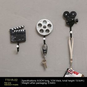 Creative Entryway Key Hook Behind Door (Option: Film and television)