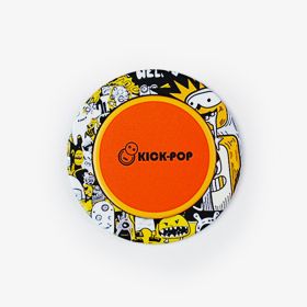 Fashion Simple Magnetic Fastened Ring Bracket (Option: Yellow Little Devil Party)