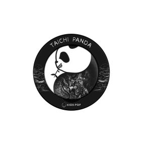 Fashion Simple Magnetic Fastened Ring Bracket (Option: Tai Chi Panda)