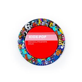 Fashion Simple Magnetic Fastened Ring Bracket (Option: Red Little Devil Party)