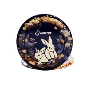 Fashion Simple Magnetic Fastened Ring Bracket (Option: Double Rabbit Sending Blessing)