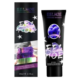 Gradient Hairdressing Agent Is Mild And Does Not Hurt Hair Or Scalp (Option: Purple Pink)