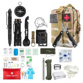 Outdoor Camping Multi-function Tool Outdoor Survival Equipment Suit (Option: CP)