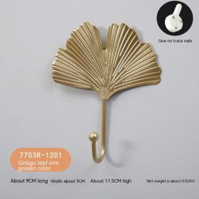 Creative Entryway Key Hook Behind Door (Option: Ginkgo biloba Golden)