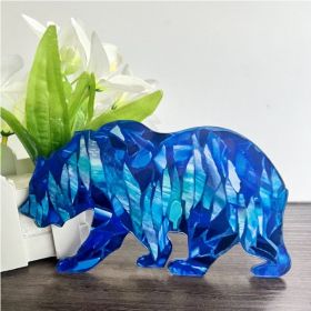 Mountain Range Glass Mosaic DIY Kit (Option: Bear-20x10cm)