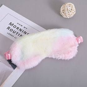 Home Fashion Sleep Plush Eye Mask (Option: Light Colorful)