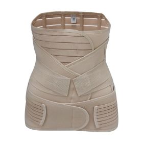 Women's Postpartum Three-in-one Belly Band (Option: Apricot-L)